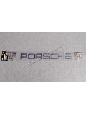 Наклейка стекло Porsche